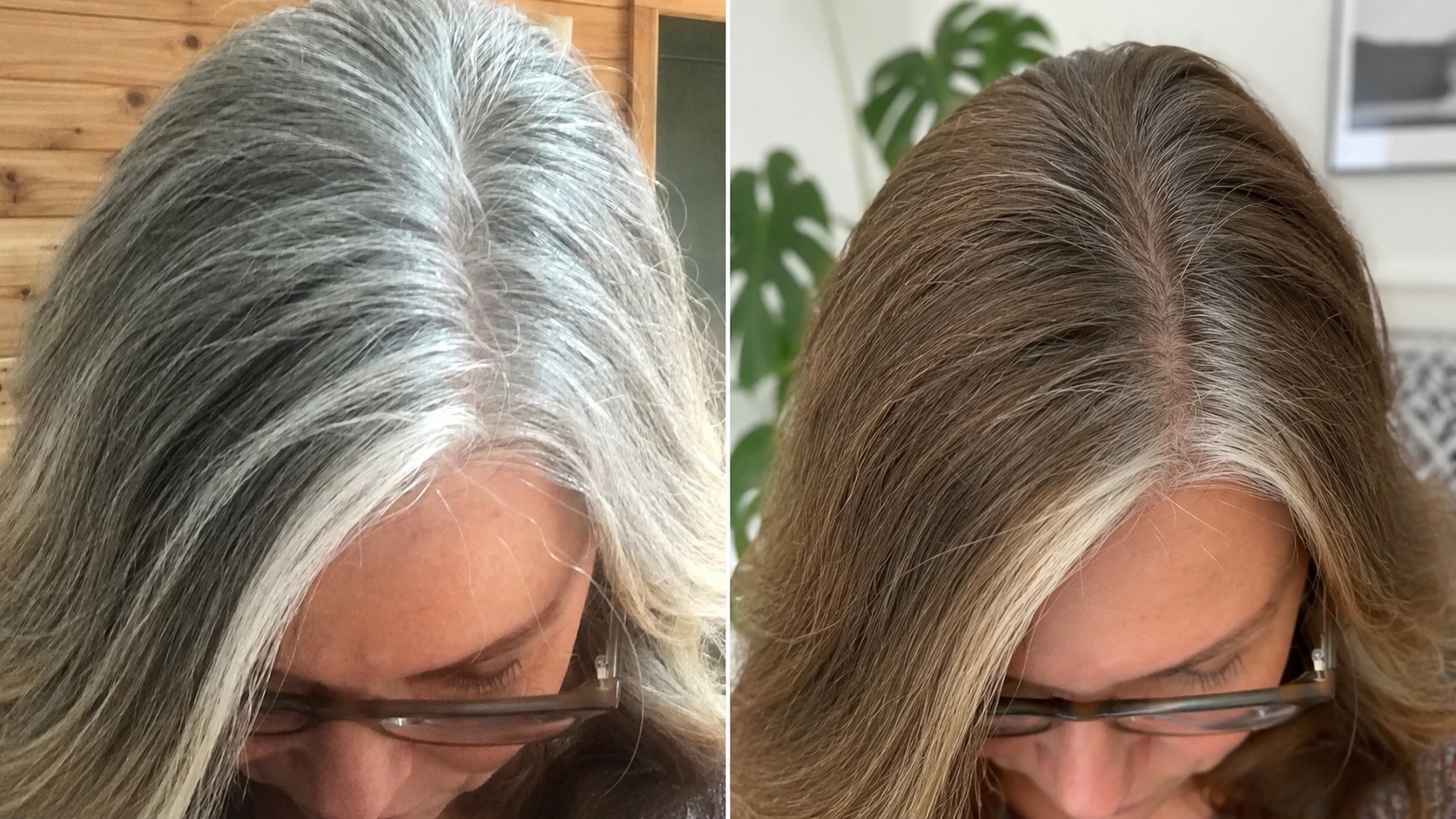 A closer look at the visible difference before and after the recommended product.
