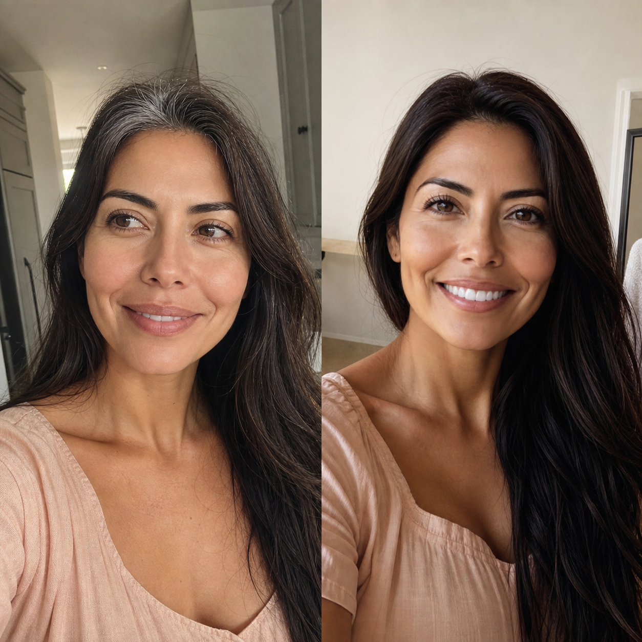 Covered my grays in one wash — friends thought I went to the salon.